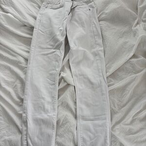 JUST BLACK Sz 25 Skinny Tight Formal Women's White Jeans